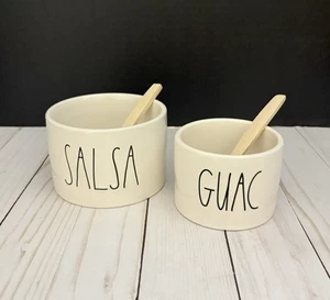 Rae Dunn Artisan Collection von Magenta Salsa & Guacamole Schüssel Set - Bild 1 von 7