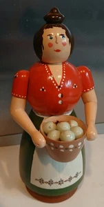 Altes Erzgebirge Räuchermann Klossfrau H 19cm selten Sammler - Bild 1 von 2
