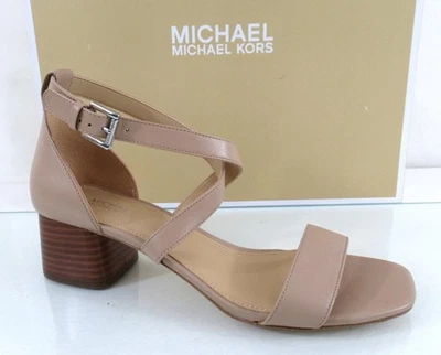 Zapatos para mujer Michael Kors Diane sandalias de tacón medio bloque bisque nude talla 8 Foto 1 de 4