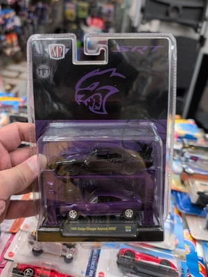 M2 Machines 1969 Dodge Daytona Hemi SRT 1/64 Auto-Lift 2 car set diecast B6 Z - Image 1 of 3