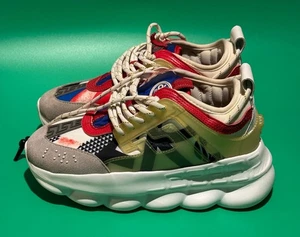 Versace Chain Reaction Chunky Sneakers Women’s Size 38 US Size 7 - Picture 1 of 16