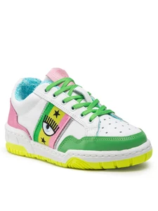 SCARPE SNEAKERS DONNA CHIARA FERRAGNI CF2902 PELLE 010 BIANCO ORIGINALE AI - Foto 1 di 7