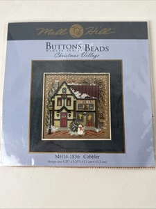 Mill Hill 2018 Christmas Village Series Cross Stitch Kit COBBLER #MH14-1836 - Picture 1 of 8