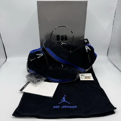 Nike Air Jordan 18 "OG Black Royal" 305869-041 Talla 9 Wizards XVIII XI X IV V VI Foto 1 de 4