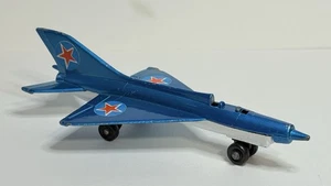 Vintage Matchbox 1973 Lesney Blue Metal SkyBusters SB-6 MIG-21 Fighter Plane L1 - Picture 1 of 4