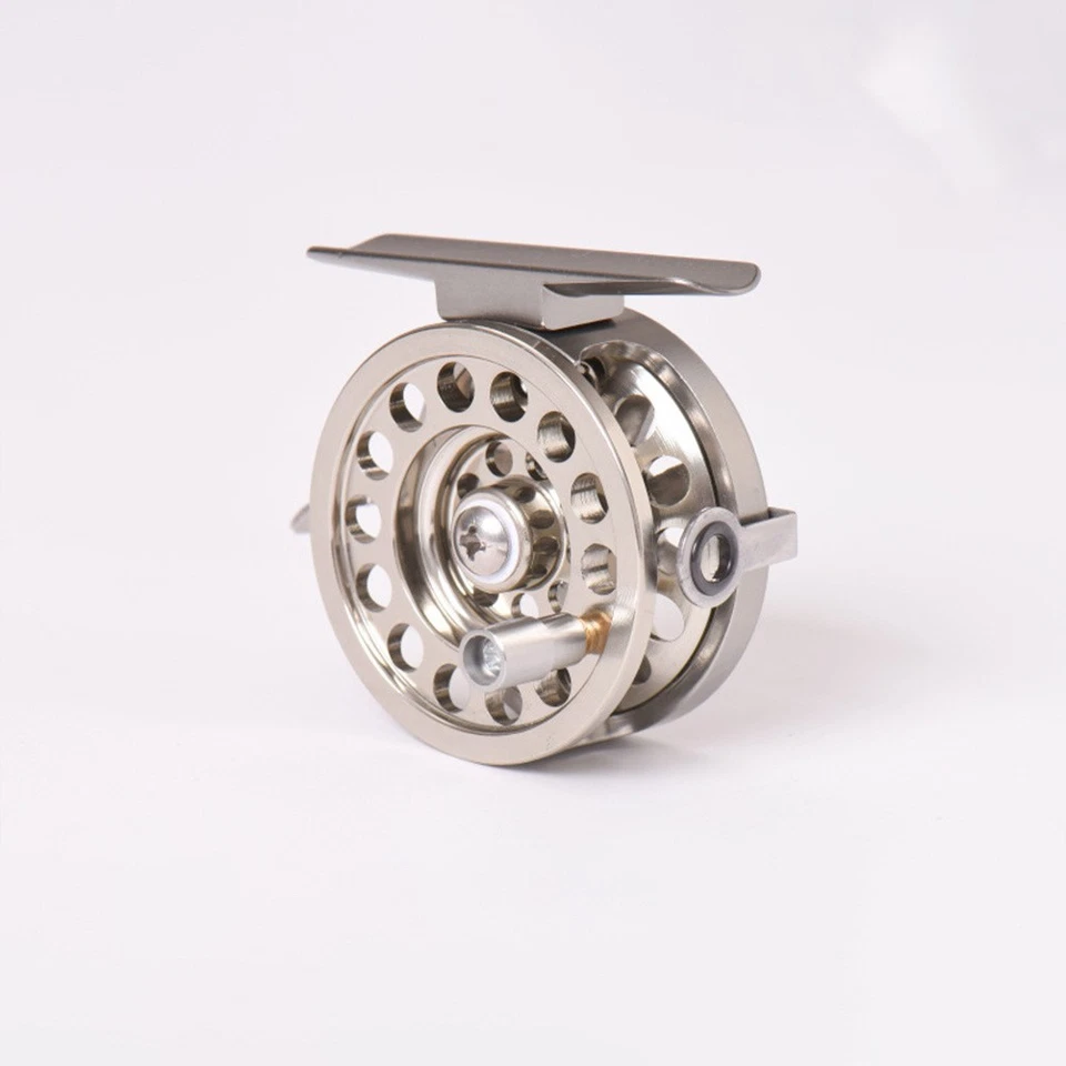 Alluminio in lega di pesca a mosca la pesca a mosca la mano destra argento - Immagine 1 di 4