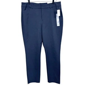 Old Navy Pixie High Rise Ankle Pant Gr. 14 Navy Stretch Karriere Büro Business - Bild 1 von 8