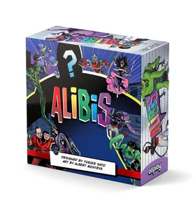 Alibis Party Word Game Allplay DL24049 Family Board Card Supervillain Whodunnit - Picture 1 of 5