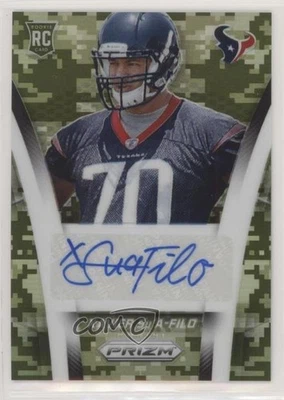 2014 Panini Prizm Auto Rookie Camo Prizm /100 Xavier Su'A-Filo #AR-XS Auto RC - Image 1 of 2