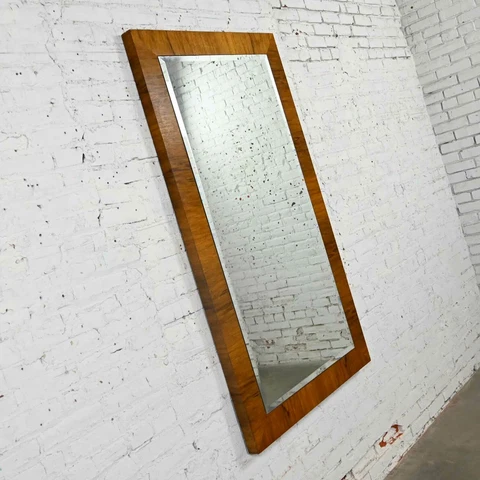 Vintage Modern Rosewood Large Mirror by Milo Baughman for Thayer Coggin Cover