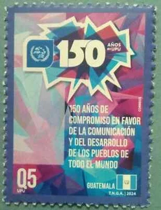 Guatemala 150 Years Of The UPU Stamp 2024--ZZIAA - Picture 1 of 2