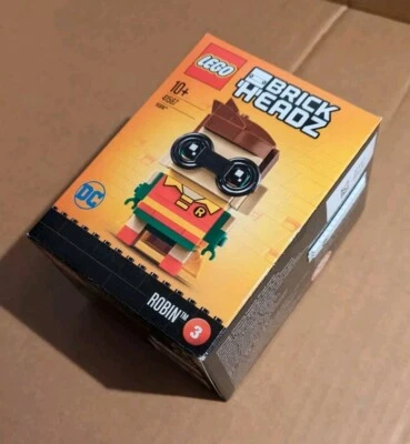 New LEGO 41587 Brickheadz #3 ROBIN DC Comics Batman Sealed RARE - Image 1 of 4