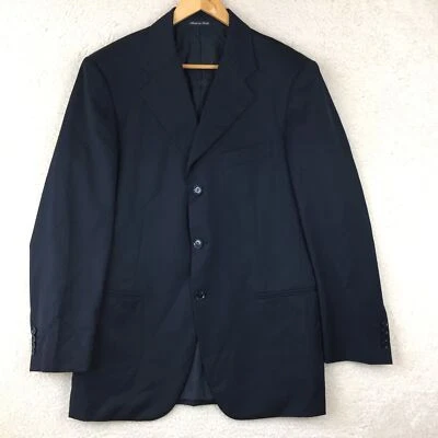 Lanificio F.LLI Cerruti Black Wool Regular Blazer Jacket Men Size Chest 40R - Image 1 of 4