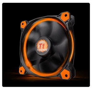 Thermaltake CL-F039-PL14OR-A Riing 14 High Static Pressure Orange LED Fan - Picture 1 of 5