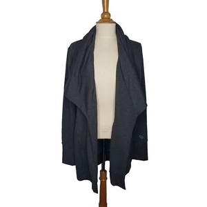 Calia Effortless Waterfall Drape Open Cardigan Style Duster Pockets Thumbholes S - Picture 1 of 13