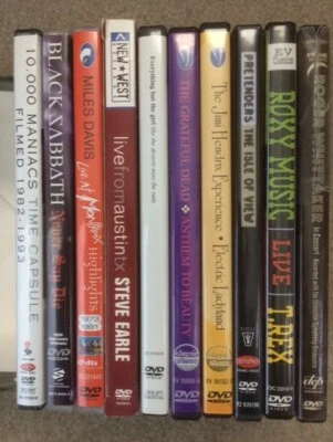 Music Videos Concert DVDs- pick 2 or more to save on shipping - Image 1 of 4