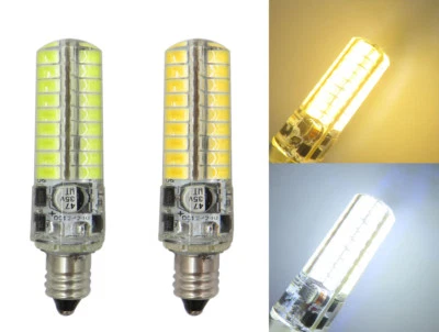 E11 Mini Base LED bulb 5W 72pcs 5730SMD AC12V/DC12~24V Silicone Light Lamp #1 - Image 1 of 4