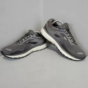 Brooks Ghost 12 Mens Size 11.5 2E Wide Gray Athletic Running Shoes Sneakers - Picture 1 of 10
