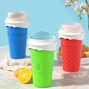 Slushy Cup Maker Squeeze Frozen Magic Cup Reusable Slushy Maker Quick Slushies - Picture 1 of 16