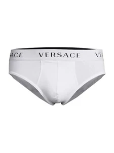 Versace Logo Low Rise Slip (Slip) Gr. 7 (XLarge) weiß, authentisch, neu - Bild 1 von 18