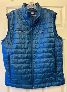 Patagonia Nano Puff Vest - Men's- Large - Co. Logo- Lagom Blue - Picture 1 of 5