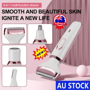 4 in 1 Electric Lady Women Shaver Hair Arm Leg Bikini Face Remover Razor Trimmer
