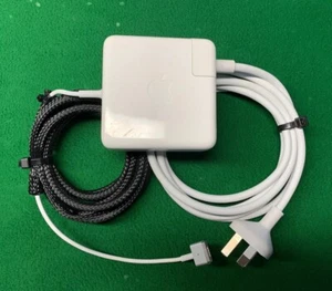 Genuine 85W Magsafe 2 Original Charger for Apple MacBook Pro + Power Extend Cord - Picture 1 of 11
