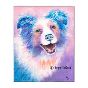 Australian Shepherd Art Print by Krystle Cole - Picture 1 of 4