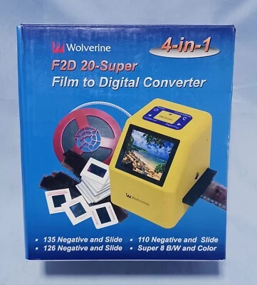 Wolverine F2D 20-Super Film to Digital Converter New - Image 1 of 3