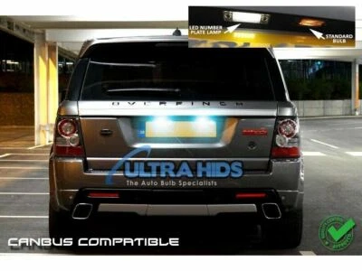 Range Rover Sport 2005+ Xenon White LED Number Plate License Light Bulbs 501 - Image 1 of 2