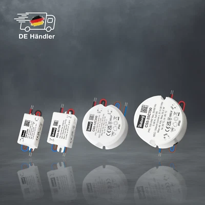LED Trafo 350mA 500mA 700mA Wasserdicht IP65 3W 6W 12W 18W 25W Netzteil Treiber - Bild 1 von 3