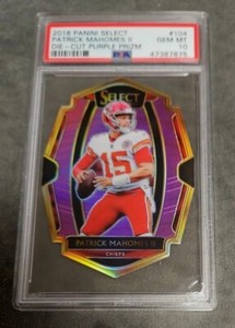 2018 PANINI SELECT DIE-CUT PURPLE PRIZM #104 PSA 10 GEM MINT 🔥 RARE POP 14