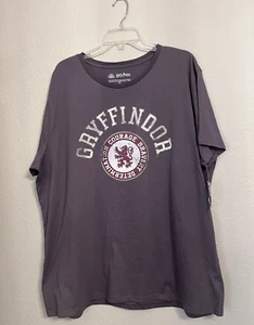Harry Potter T-Shirt Tee Men's XXL Gryffindor Crest Gray Book Movie New #2 - Picture 1 of 11
