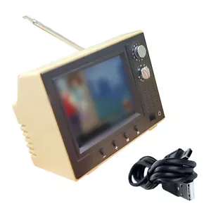 1:12 Miniature Doll Furniture Retro TV Player Television Dollhouse Accessories/ - Picture 1 of 8
