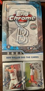 2021 Topps Chrome BEN BALLER EDITON Base 1-220 - YOU PICK COMPLETE YOUR SET