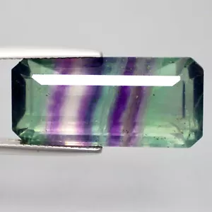 22.20 Ct Shimmering (22 x 10) Octagon Bi-Color Brazilian Flourite Gemstones - Picture 1 of 5