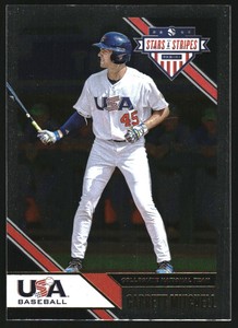 2020 USA Baseball Stars and Stripes Longevity Parallel #8 Garrett Mitchell 