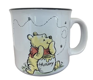 Disney Silver Buffalo Winnie The Pooh But First Hunny Ceramic Camper Mug Cup - Bild 1 von 5