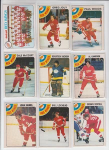 78/79 OPC Detroit Red Wings w/RCs + Insert (11 Cards) Miller Woods McCourt RC + - Bild 1 von 4