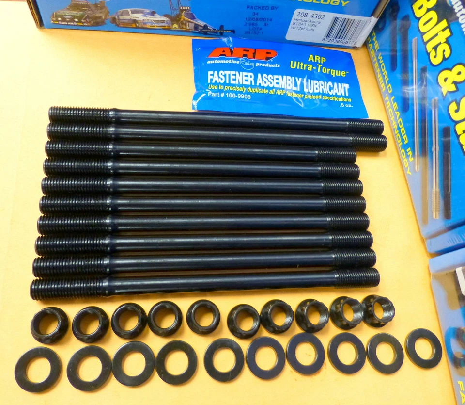 ARP 208-4302 Head stud kit Integra LS RS GS B18A B18B B20B bolts Honda or Acura