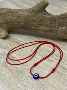 Evil eye choker necklace good luck eye protection jewelry women gift mal de ojo - Picture 1 of 7