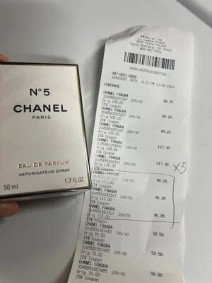 Chanel No. 5 FOR WOMEN  1.7 oz EDP NEW in BOX 100% AUTHENTIC with macys receipt - Изображение 1 из 4