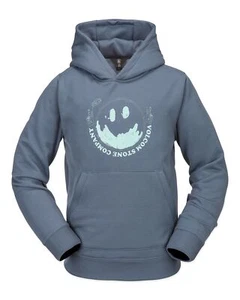 Volcom Hydro Fleece Hoodie Kid's Sweatshirt, Indigo, X-Large - Picture 1 of 2