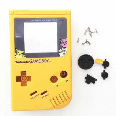 Picachu Full Housing Shell for Nintendo For Gameboy Classic DMG-01 - Yellow - Image 1 of 4