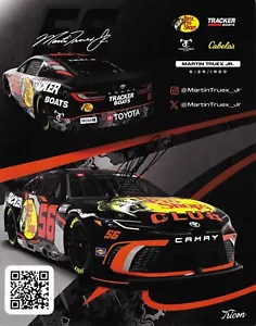 2025 Martin Truex Jr bass Pro Shops NASCAR Signed Auto 8x10 Hero Card Photo COA - Picture 1 of 1