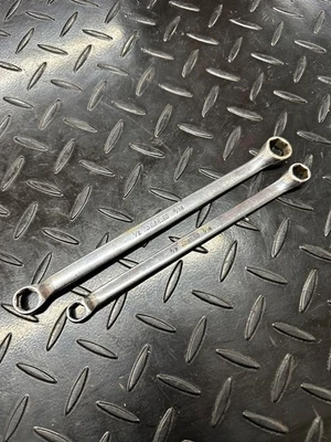 Snap-On SAE Double Box End Six Point Wrench Set 2pc XB12145 XB16185 Underline - Image 1 of 3