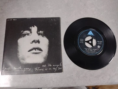 Patti Smith - Ask The Angels French 1977 Arista 7" P/S Time Is On My Side - Image 1 of 4