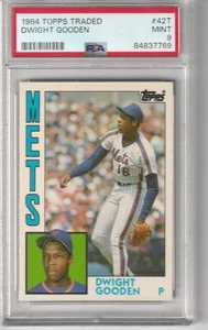 1984 Topps Traded Dwight Gooden #42T, PSA MINT 9 - Bild 1 von 2