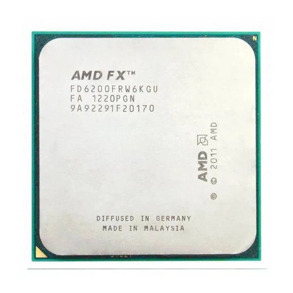 AMD FX-6200 CPU 3.8GHz Socket AM3+ 125W Processor - Image 1 of 1