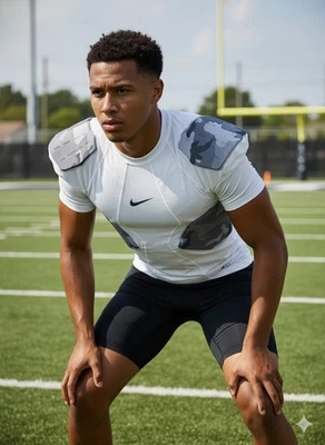 Nike Pro Combat Hyperstrong Dri-Fit Padded Football Shirt -Youth/Adult Sizes NWT - Image 1 of 4